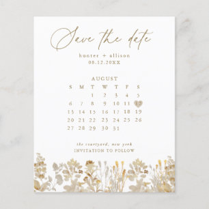 Calendário Salvar a Data Bella