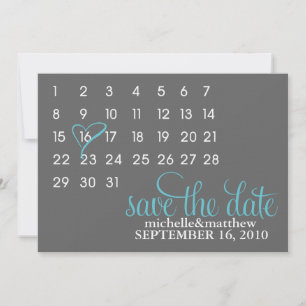 Calendário Salvar os Anúncios de Casamento de Data
