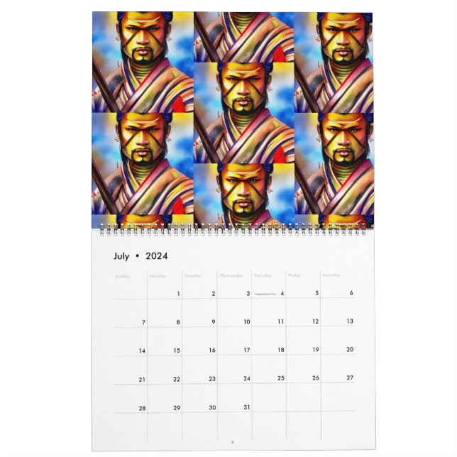 Calendário Samurai Bushido (Jul 2024)