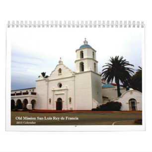 Calendário San Luis velho Rey de Francia da missão