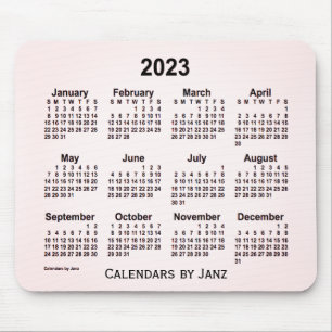 Calendário Sangria Smoke 2023 de Janz Mouse Pad