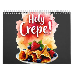 Calendário Santo Crepe! - Design de Impressão de Berry Engraç