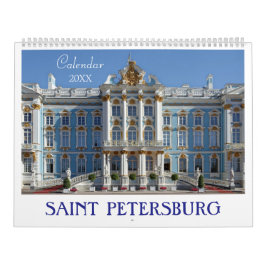 Calendário Santo Petersburg - Arquitetura de Imagens Estética