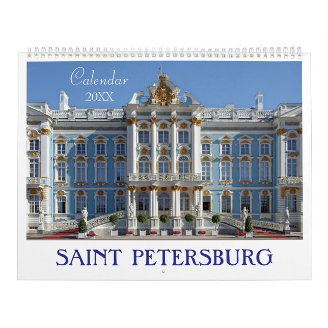 Calendário Santo Petersburg - Arquitetura de Imagens Estética (Capa)