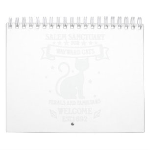 Calendário Santuário De Witch Salem Para Cats Negros Wayward