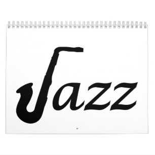 Calendário Saxofone do jazz