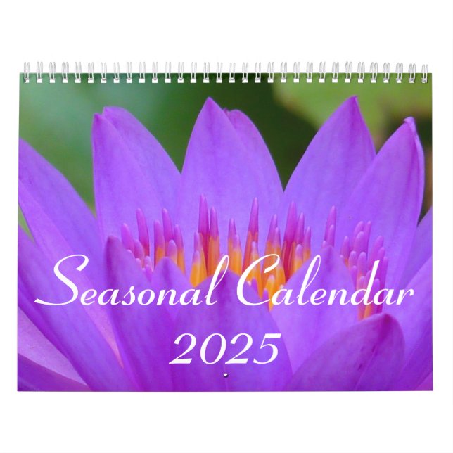Calendário sazonal 2025 (Capa)