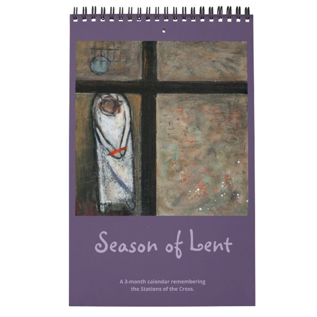 Calendário sazonal de 3 meses do Lenten (Capa)