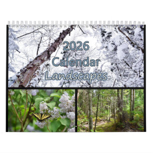 Calendário Sazonal de Paisagens de Quebec Canadá