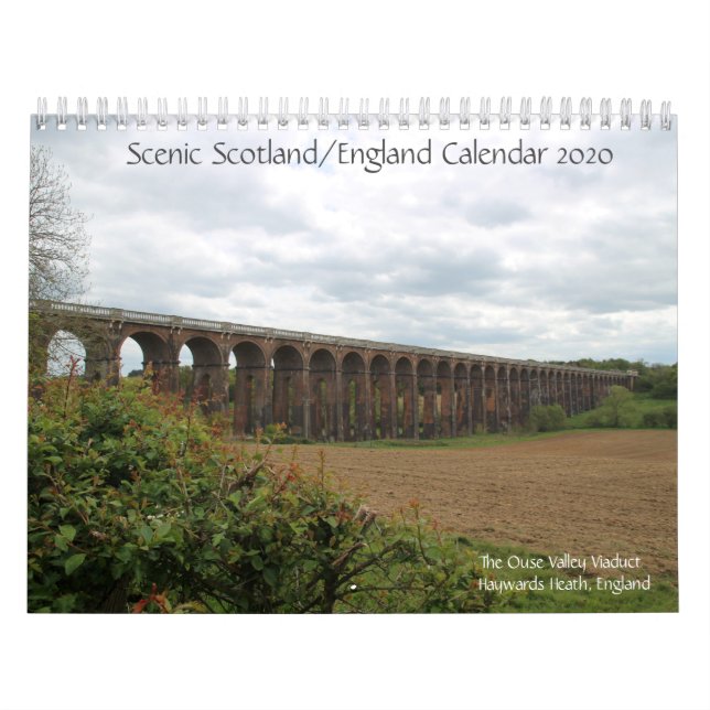 Calendário Scenic Scotland/England Calendar 2020 (Capa)