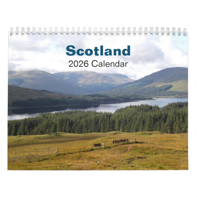 Calendário Scotland Calendar 2026 (Capa)