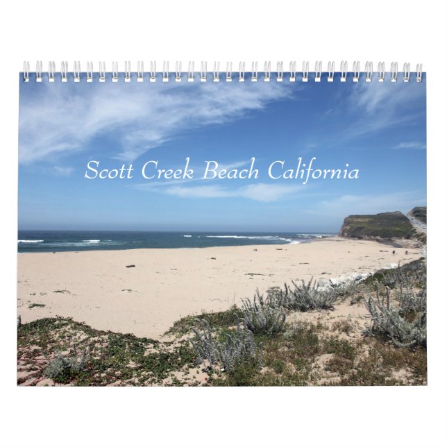 Calendário Scott Creek Beach California (Capa)
