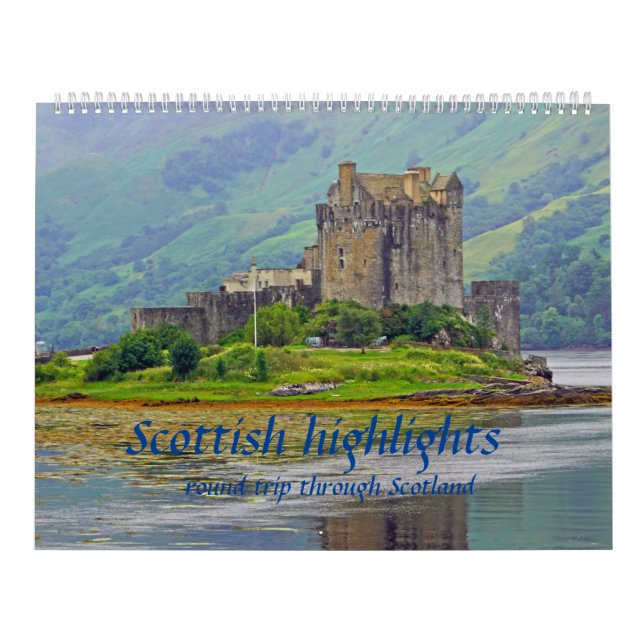 Calendário Scottish highlights round trip through Scotland (Capa)