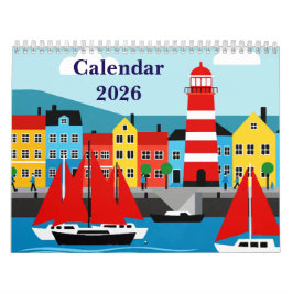 Calendário Sea and beach