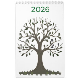 Calendário 🌿 Seasonal Wall Calendar - change the year