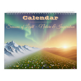 Calendário Seasons of Light – Nature & Inspiration Calendar