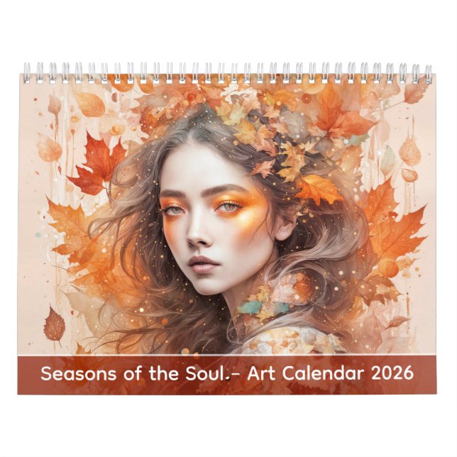 Calendário Seasons of the Soul – Art Calendar 2026 (Capa)