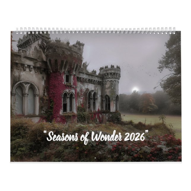Calendário Seasons Of Wonder 2026 (Capa)
