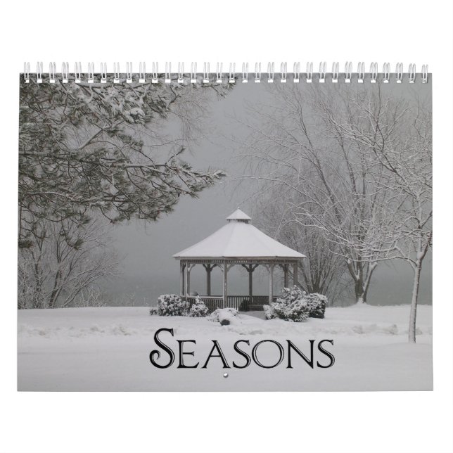 Calendário "Seasons" - Quatro Estações Fotografia - (Capa)