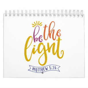 Calendário Seja A Luz No Mundo