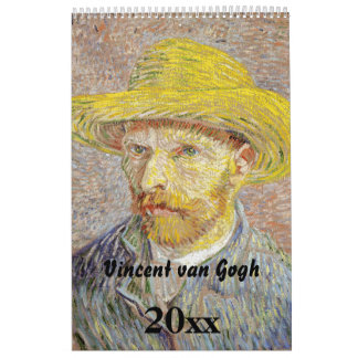 Calendário Seleção de Masteroides Vincent van Gogh