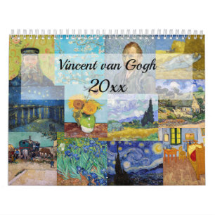 Calendário Seleção de Masteroides Vincent van Gogh