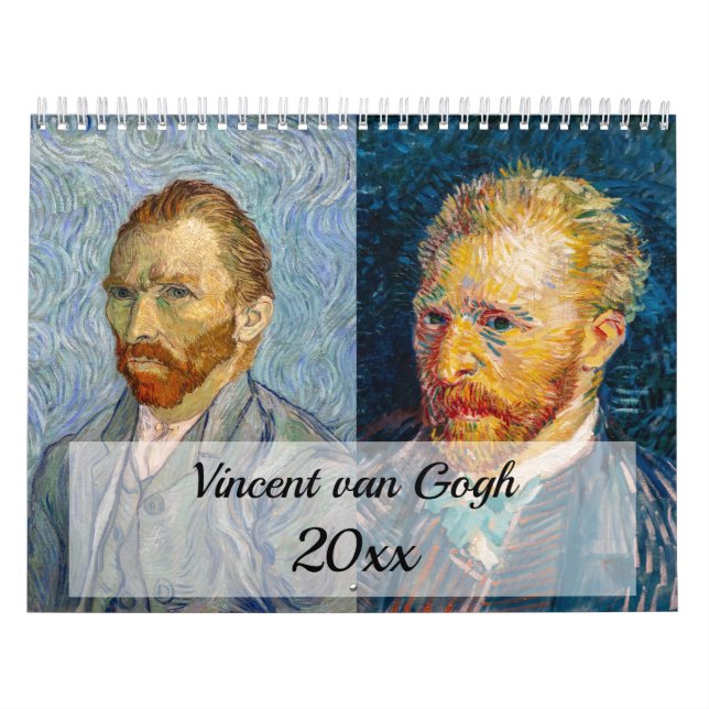 Calendário Seleção de Masteroides Vincent van Gogh (Capa)