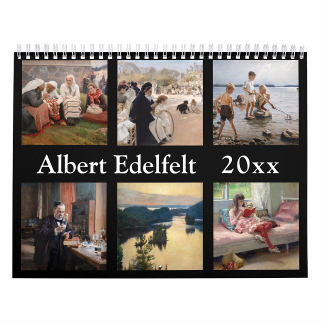 Calendário Seleção de obras-primas Albert Edelsense (Capa)