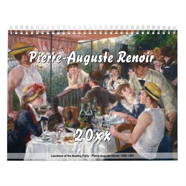 Calendário Seleção Pierre-Auguste Renoir Masterworks (Capa)