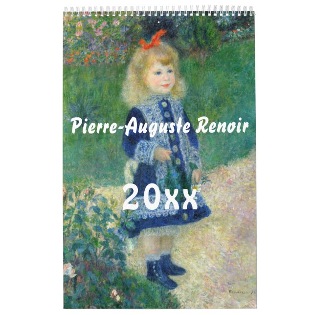 Calendário Seleção Pierre-Auguste Renoir Masterworks (Capa)