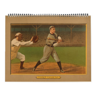 Calendário Selecione 1911 cartões de basebol da era dourada