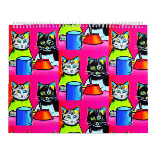 Calendário Selvagem de Gatos