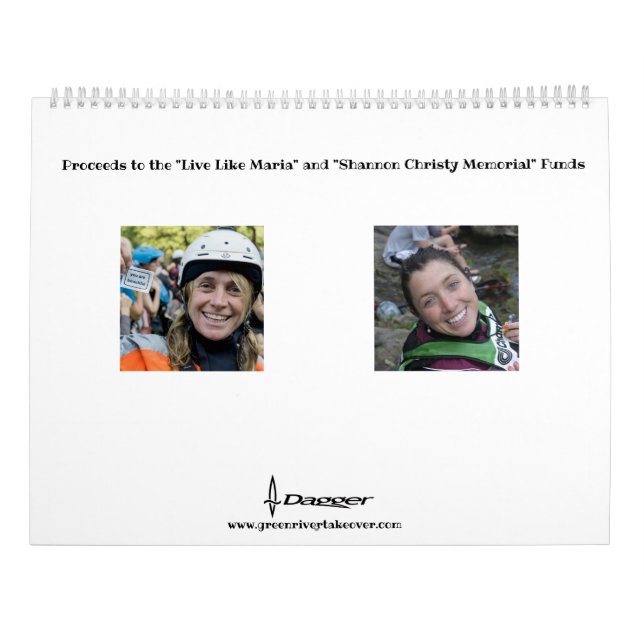 Calendário Senhoras do Verde (Verso)