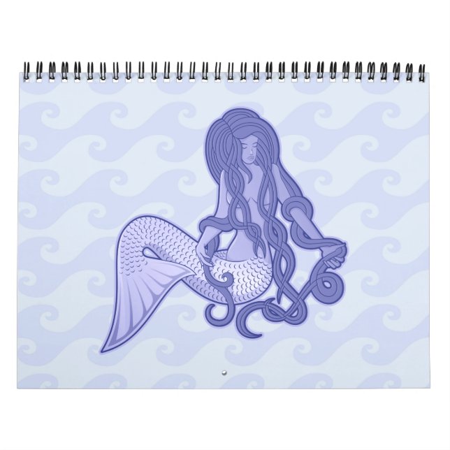 Calendário Sentado - Sereia Azul (Capa)