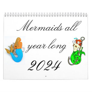 Calendário Sereias por todo o ano