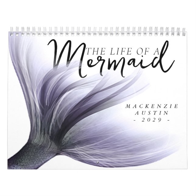 Calendário SereiaVida de uma Sereia | Foto Roxo 12 (Capa)