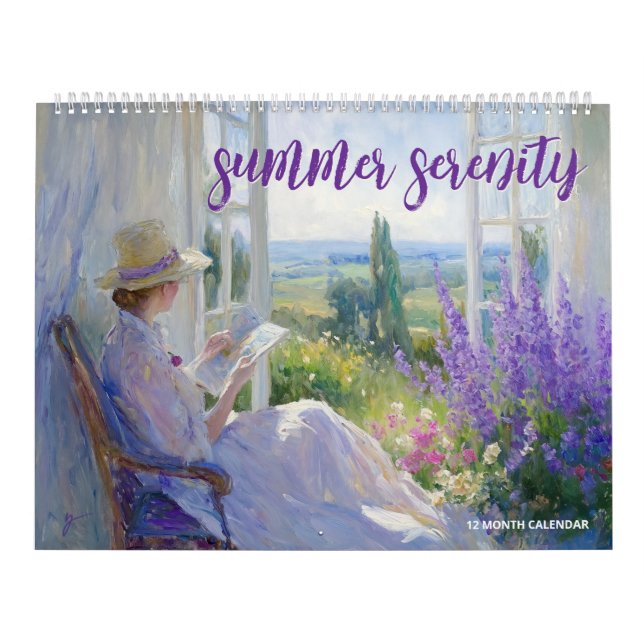 Calendário Serenidade de Verão (Capa)