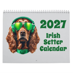 Calendário Setter Irlandês