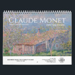 Calendário Seu logotipo Monet Art Business Promocional 2023<br><div class="desc">Calendário comercial do promocional de logotipo personalizado 2023 com lindas pinturas de impressão de arte de Claude Monet, pintor francês (1840-1926), e também com todas as informações de contato personalizadas da sua empresa, incluindo seu logotipo. Perfeito como presente de Natal para todos que amam e apreciam arte, você pode adicionar...</div>