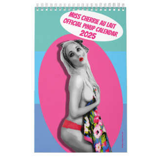 Calendário Sexy Pinup - Cherrie Au Lait 2025