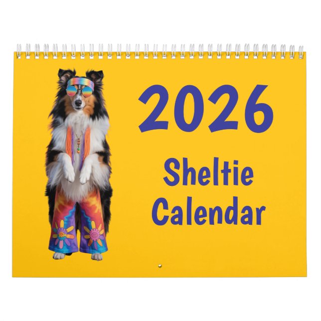 Calendário Sheltie Calendar (Capa)