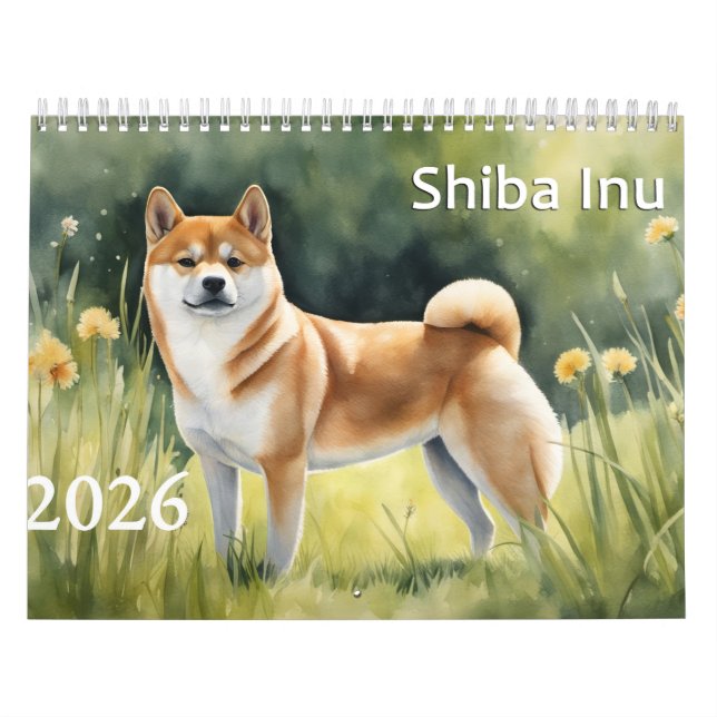 Calendário Shiba Inu (Capa)