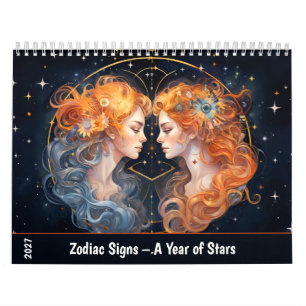 Calendário Signos do Zodíaco – Um Ano de Estrelas