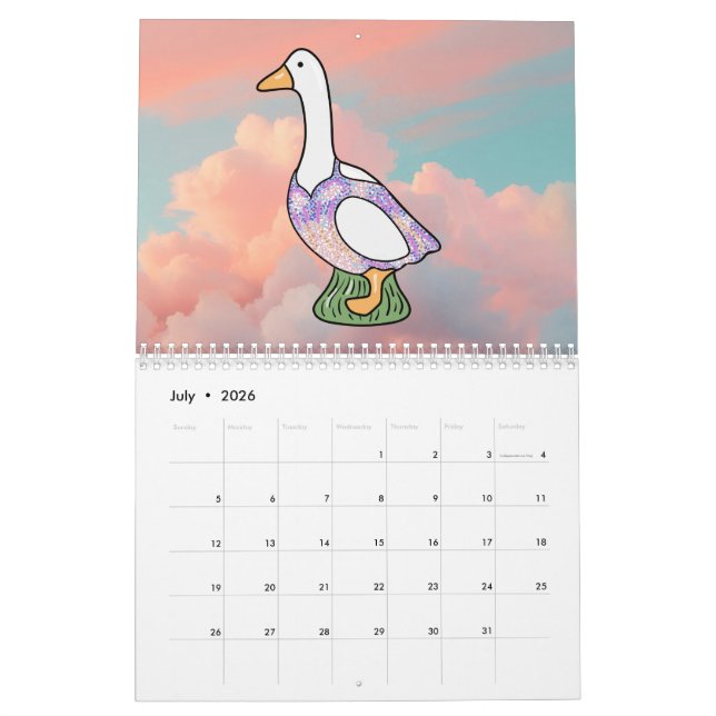 Calendário Silly Geese (Photo Version) (Jul 2026)