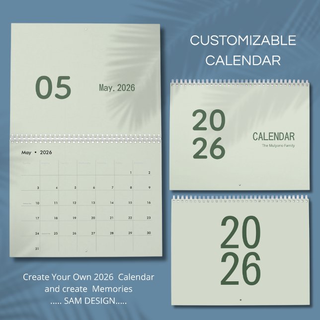 Calendário Simple Luxury calendar (Criador carregado)
