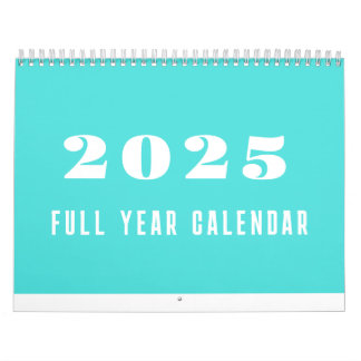 Calendário Simples 2025 Minimalista