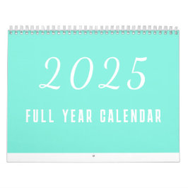 Calendário Simples 2025 Minimalista