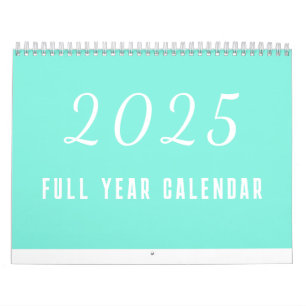 Calendário Simples 2025 Minimalista
