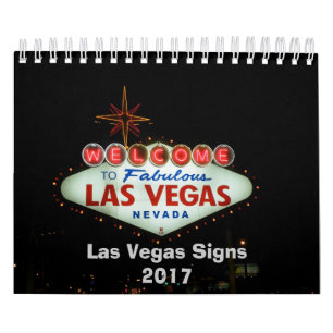 Calendário Sinais de Las Vegas Neon