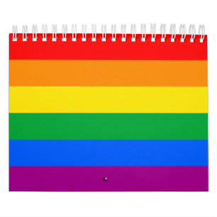 Calendário Sinalizador do Orgulho Arco-Íris LGBTQ+